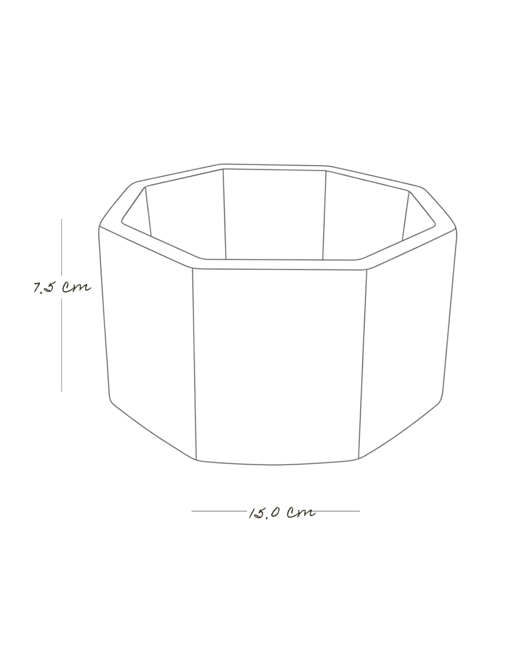 Terrario Octagonal