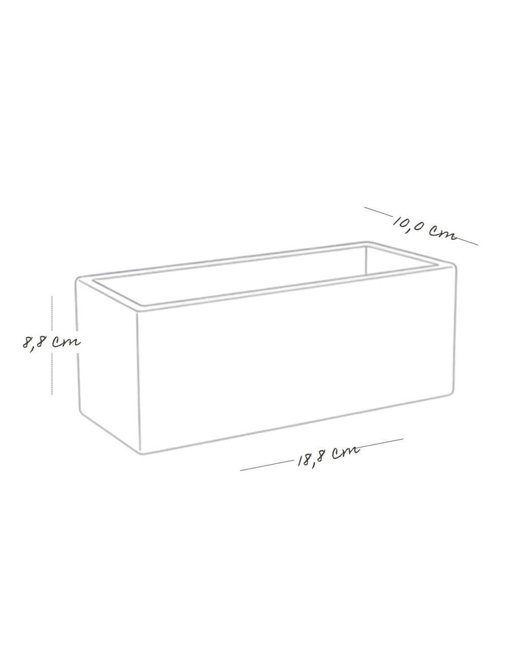 Terrario Rectangular Grande Regenerativo